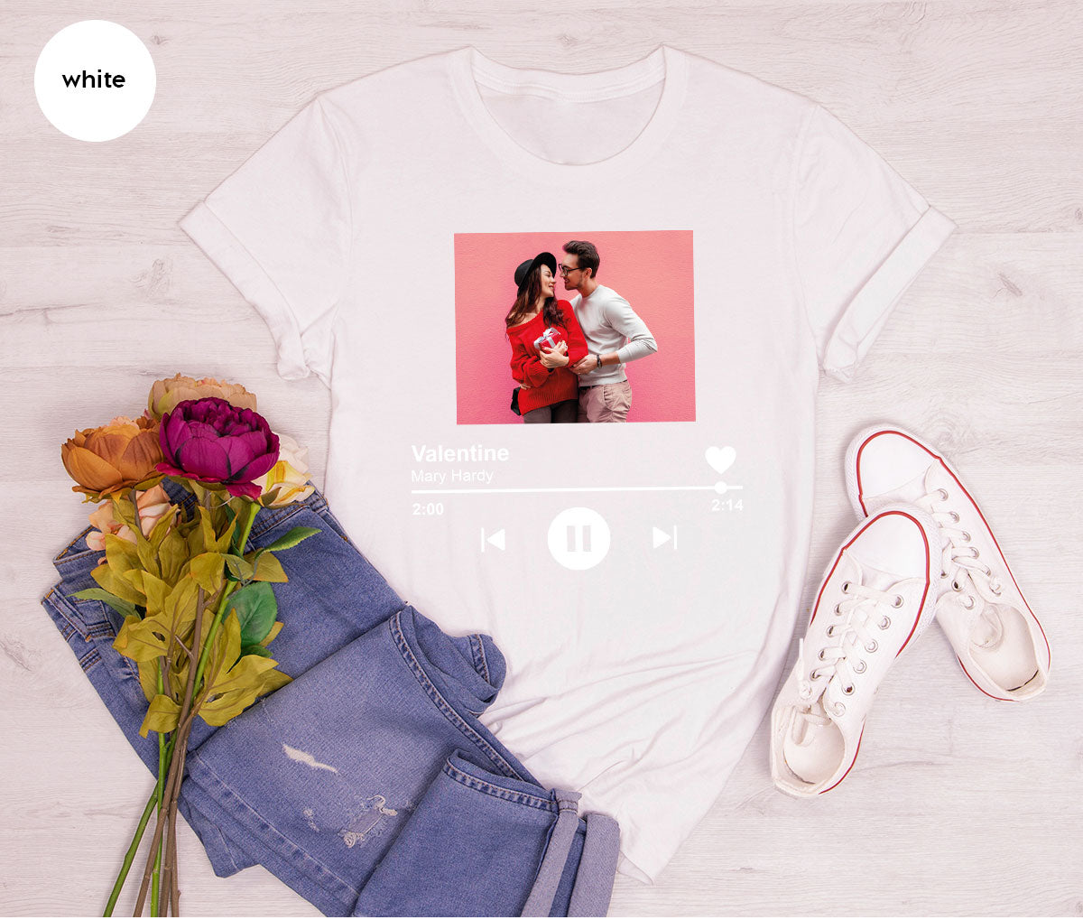 Custom Photo Valentine's Day Shirt, Personalized Gift product image 61