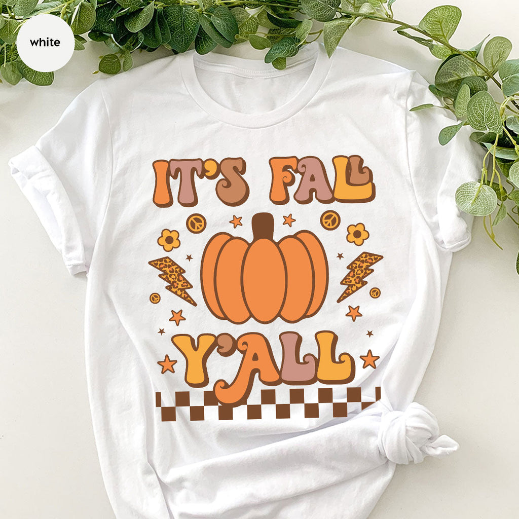 Halloween Fall Shirt, It's Y'Fall T-Shirt, Hoodie, Long product image 87