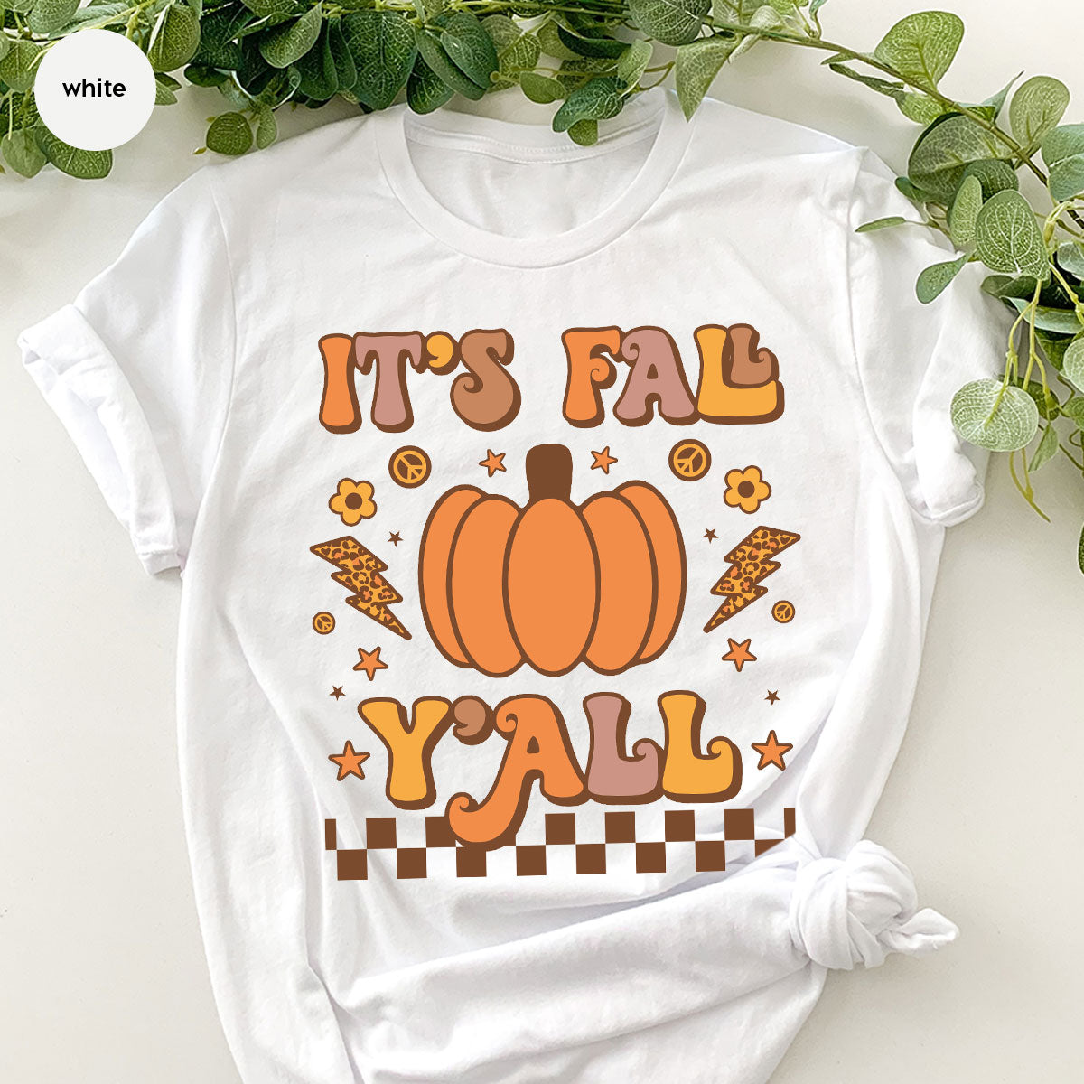 Halloween Fall Shirt, It's Y'Fall T-Shirt, Hoodie, Long product image 87