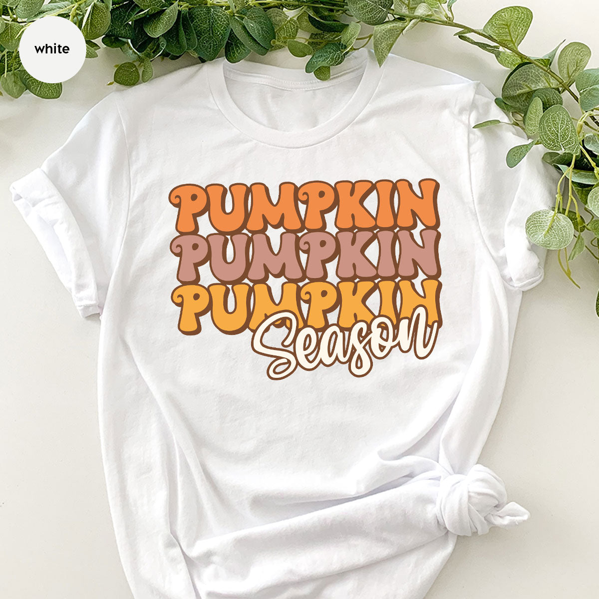 Fall Shirt, Pumpkin Season Thanksgiving 2022 T-Shirt, Cute product image 76