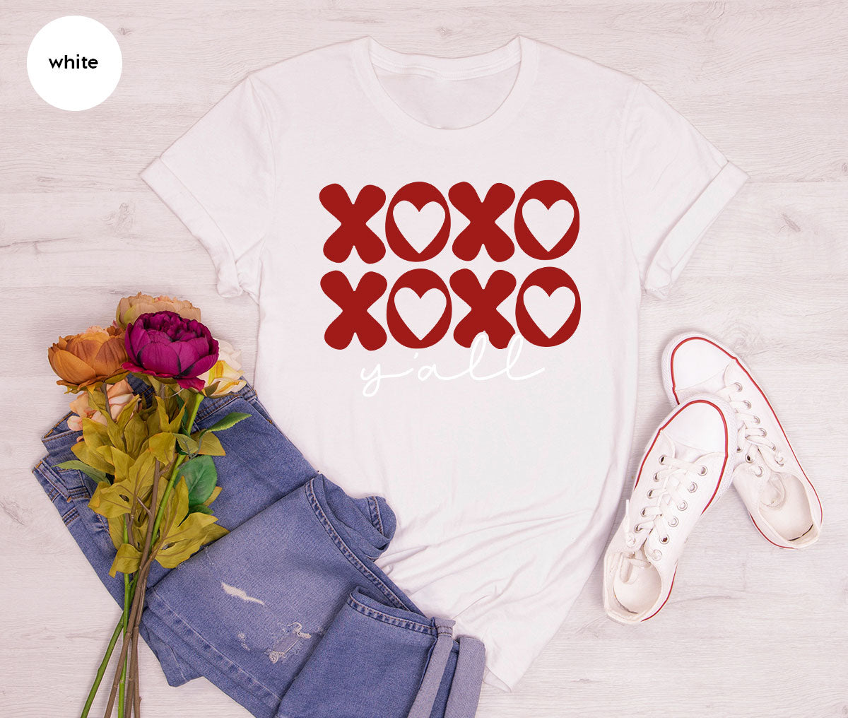 XOXO Shirt, Love Valentine's Day T-Shirt, Couple Match product image 104