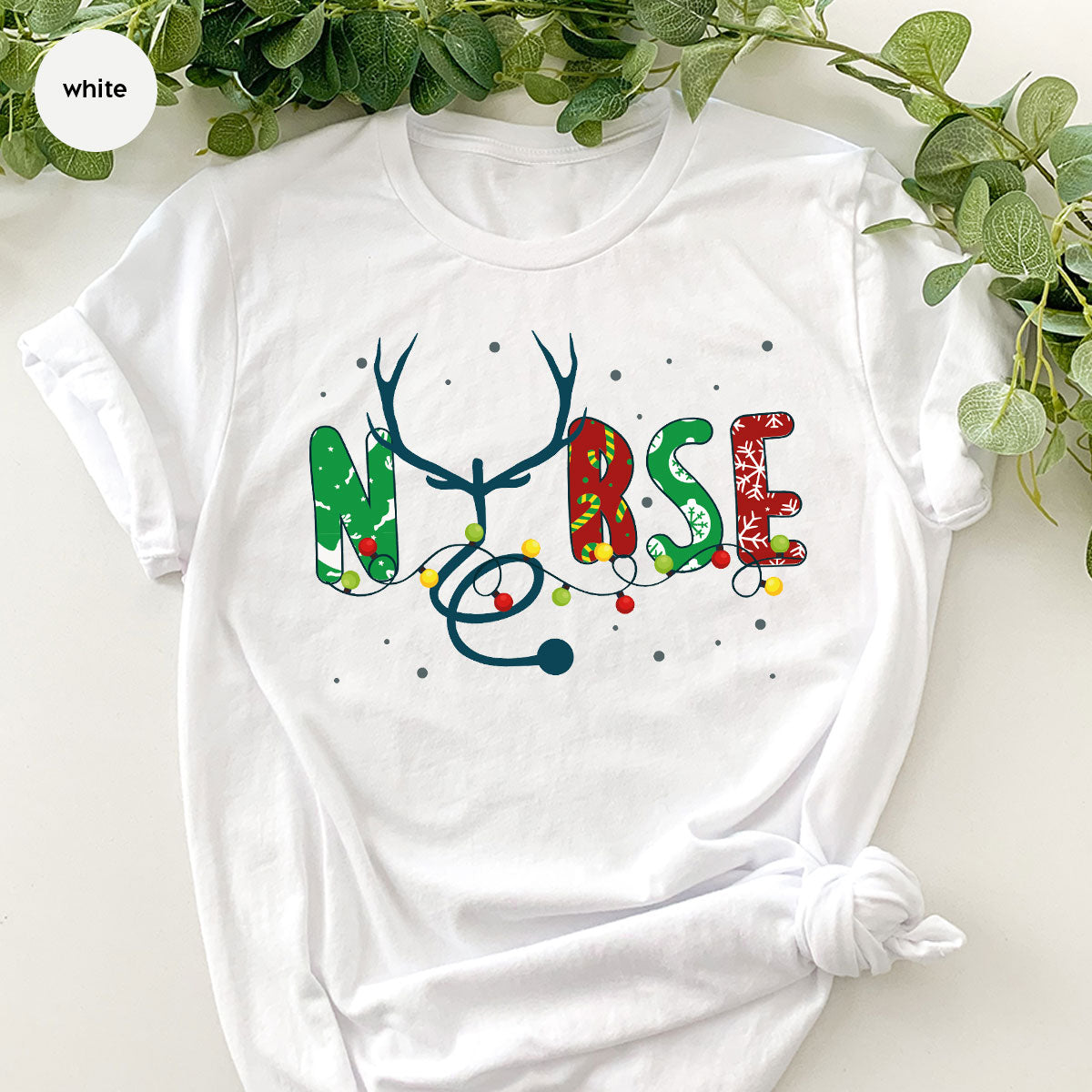 Christmas Nurse Shirt, Health Employee T-Shirt, Gift for product image 81