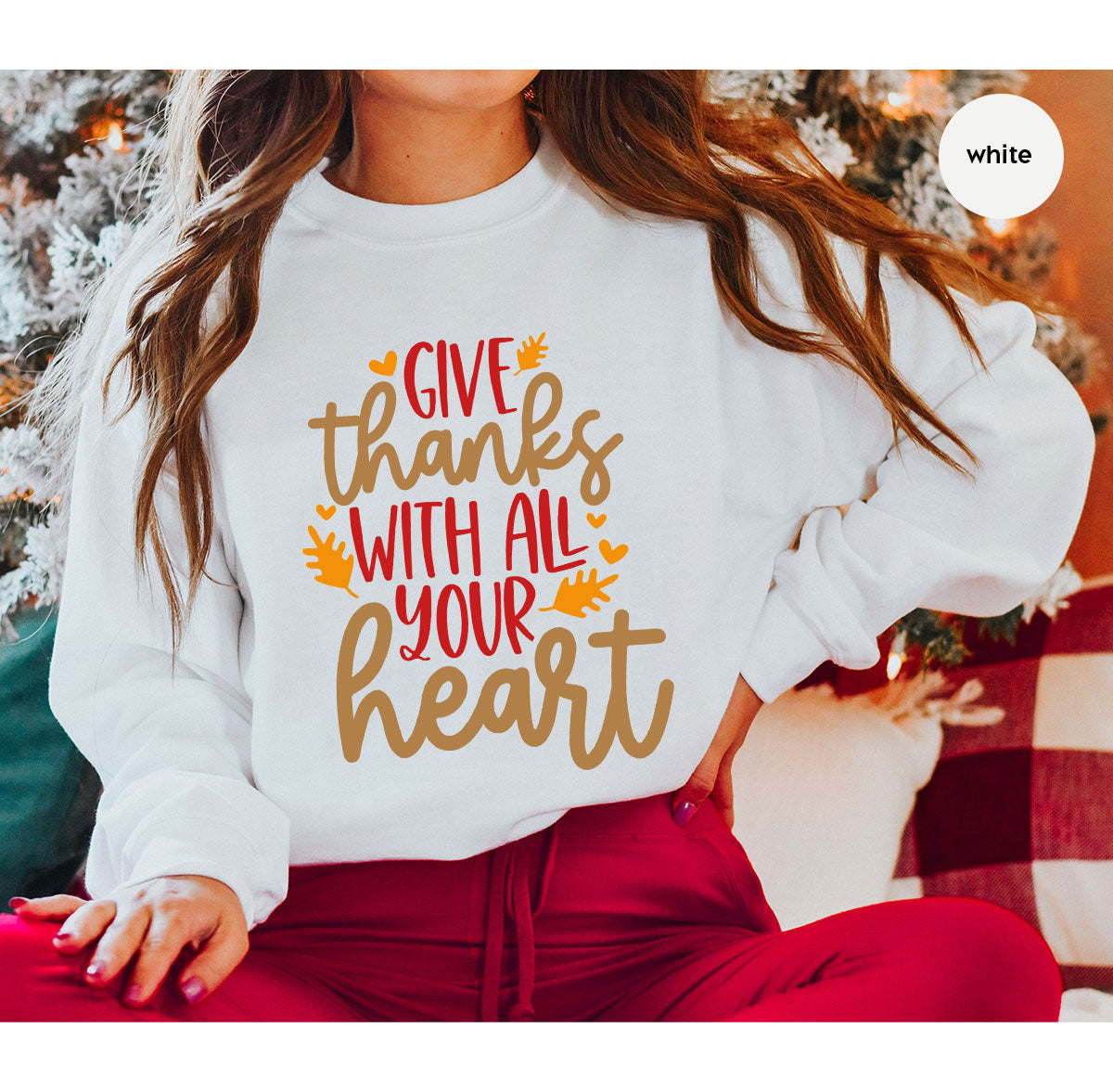 Cute Fall Clothing, Thanksgiving T-Shirt, Gift for Her product image 1