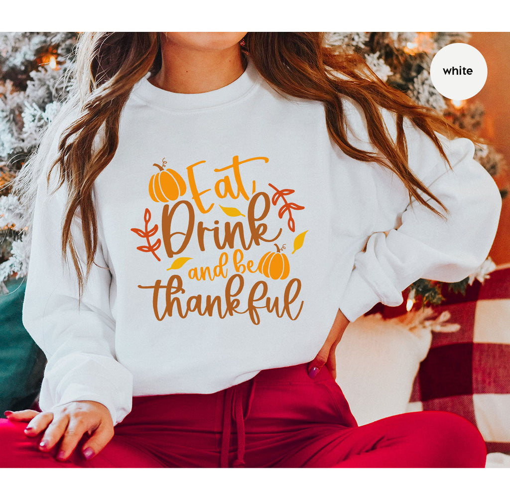 Cute Pumpkin T-Shirt, Fall Graphic Tees, Thankful Gifts product image 1
