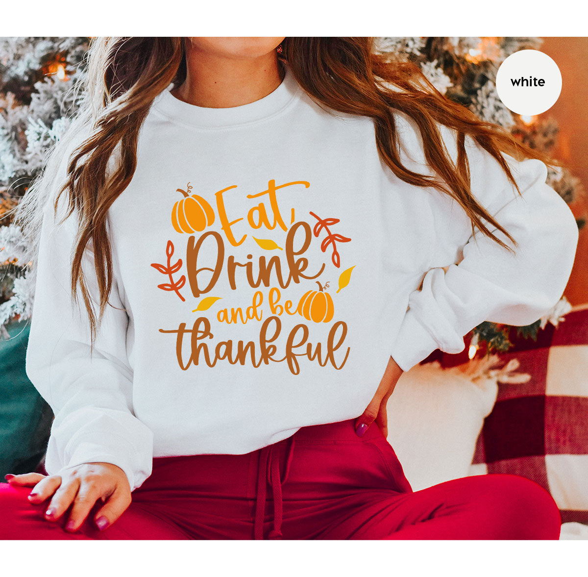 Cute Pumpkin T-Shirt, Fall Graphic Tees, Thankful Gifts product image 1