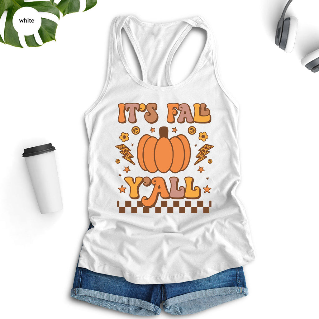 Halloween Fall Shirt, It's Y'Fall T-Shirt, Hoodie, Long product image 88