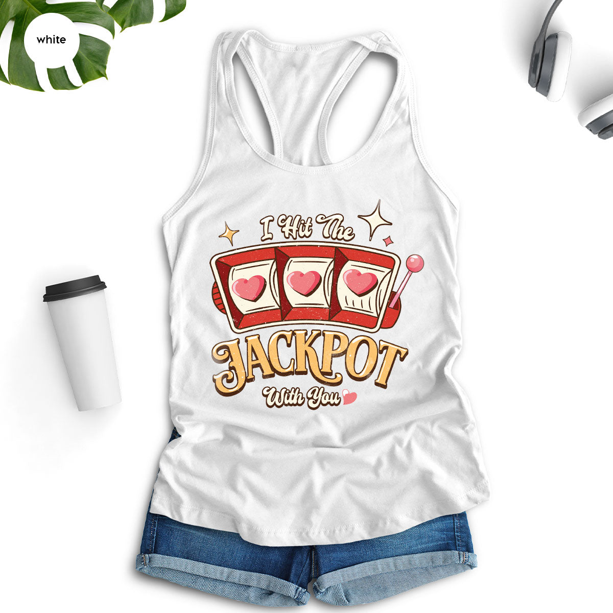 I Hit The Jackpot With You Shirt, Romantic Valentine's Day product image 112