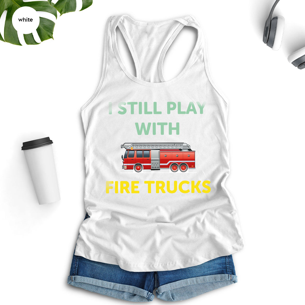 Fire Truck Shirt, Funny Fighter T-Shirt, Fireman Tee product image 5