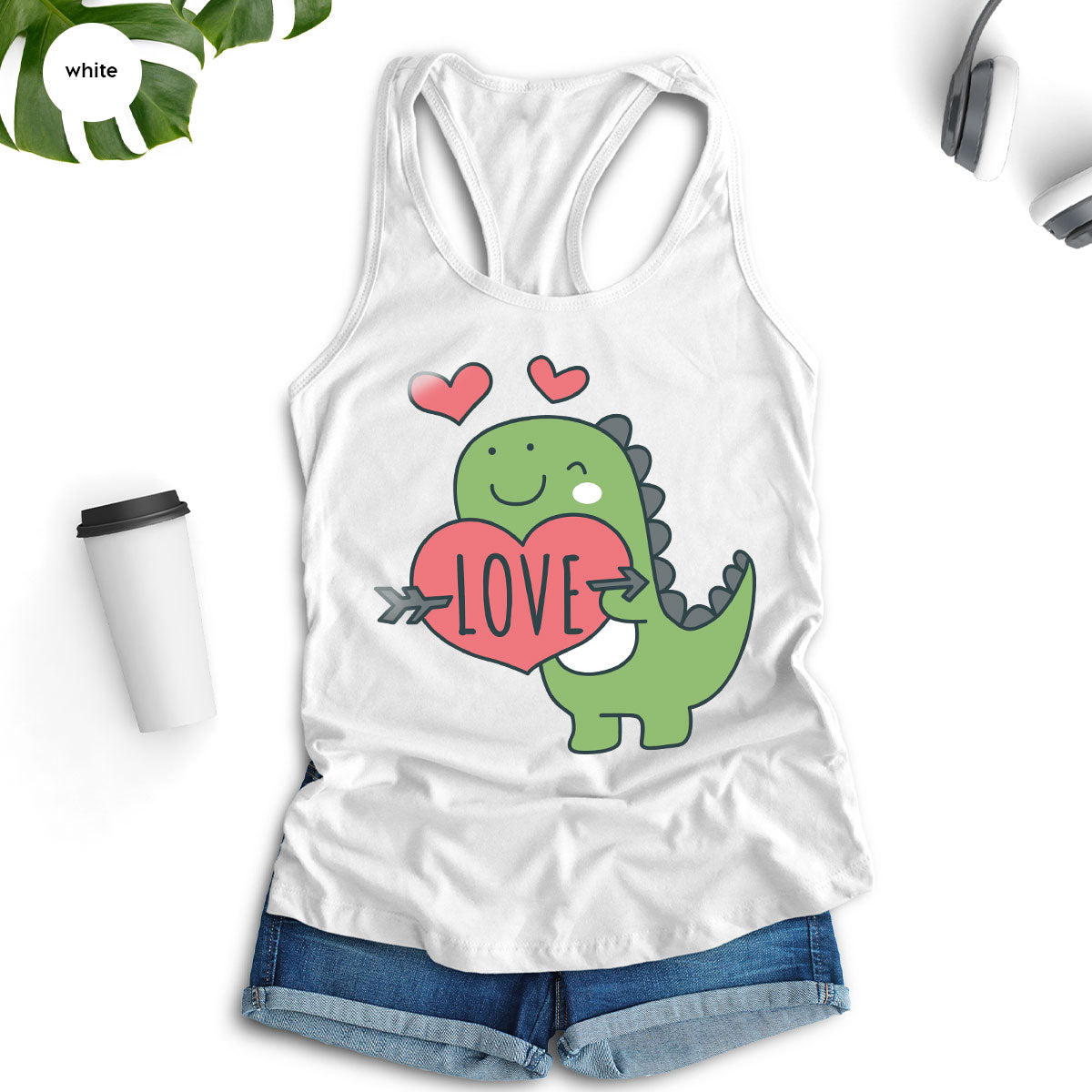 Love Shirt, Lovely Dinosaur Valentine's Day Special For product image 96