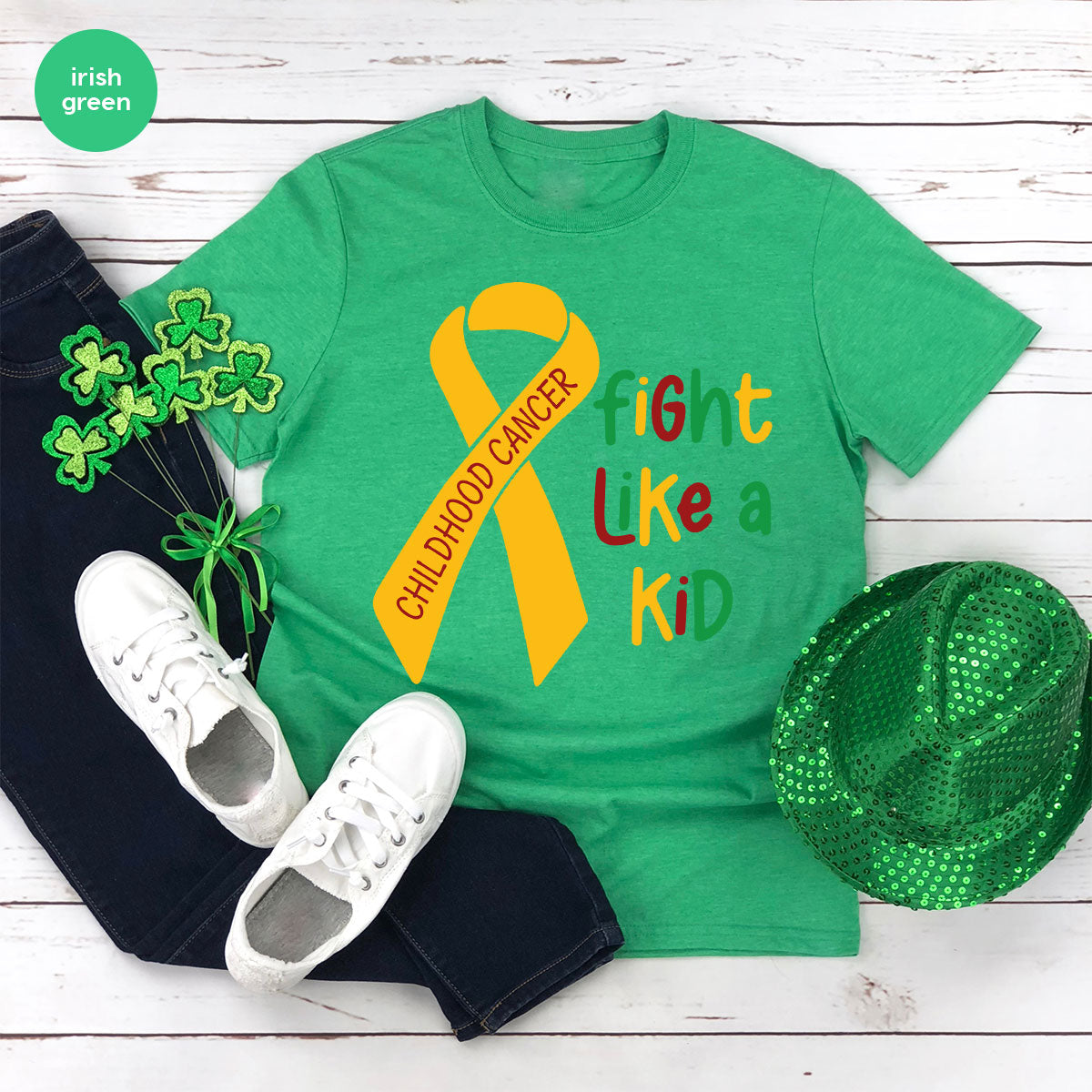 Fighting Like A Kid Shirt, Cancer Fight Childhood Canver product image 79