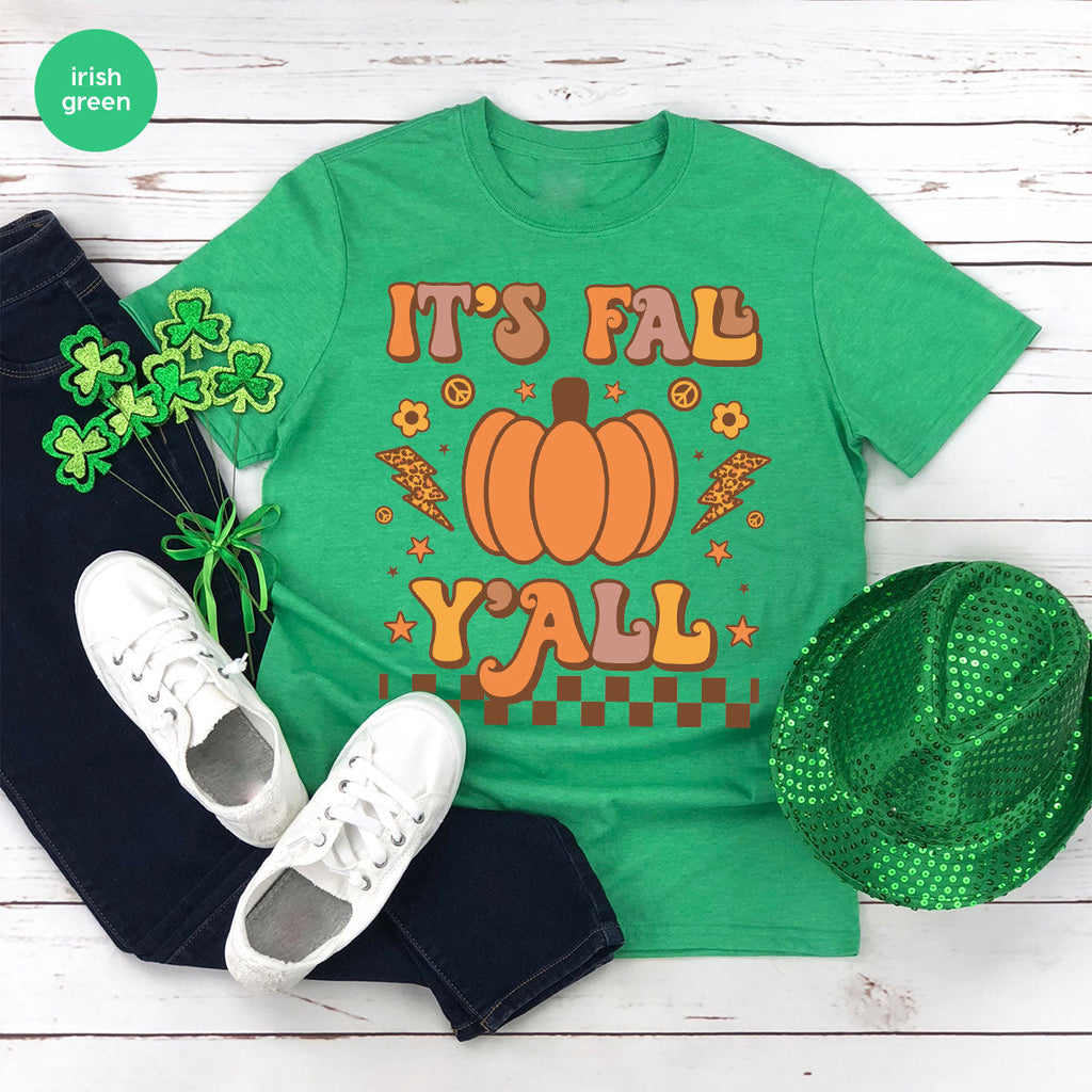 Halloween Fall Shirt, It's Y'Fall T-Shirt, Hoodie, Long product image 75