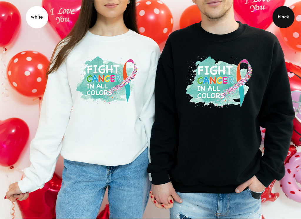 Fight Against Cancer Shirt, Warrior T-Shirt, With All Colors product image 96