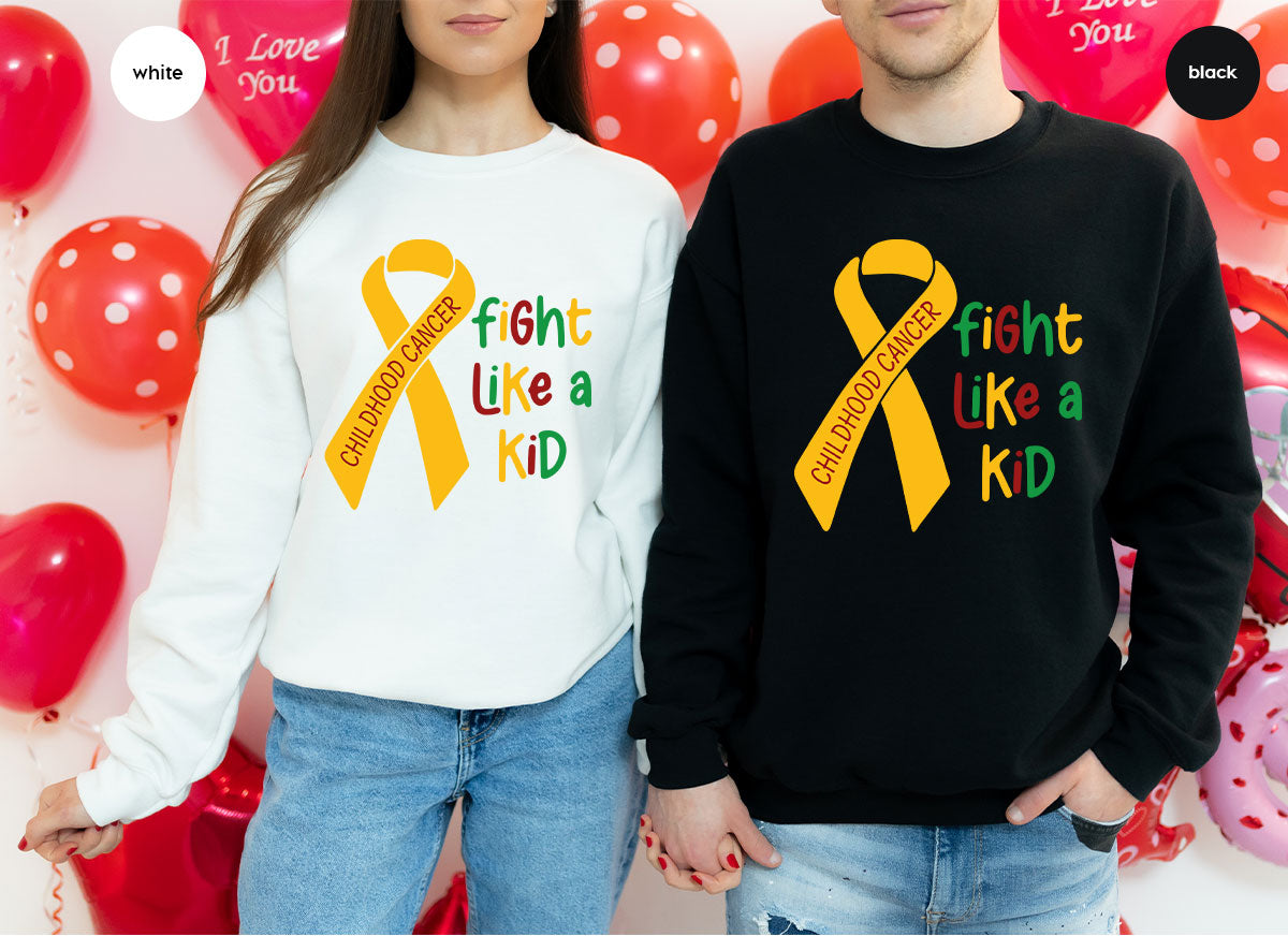 Fighting Like A Kid Shirt, Cancer Fight Childhood Canver product image 92