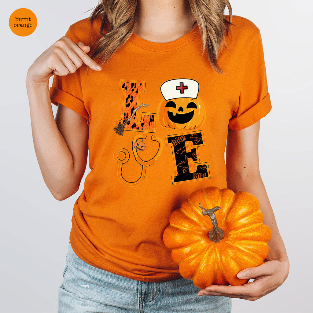 Halloween 2023 Shirt, Nurse TShirt, Pumpkin T Spooky Kids product image 26