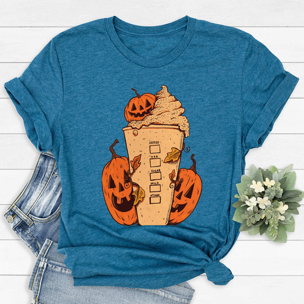 Halloween Pumpkin Juice Shirt, Funny T-Shirt, Family Tee product image 36