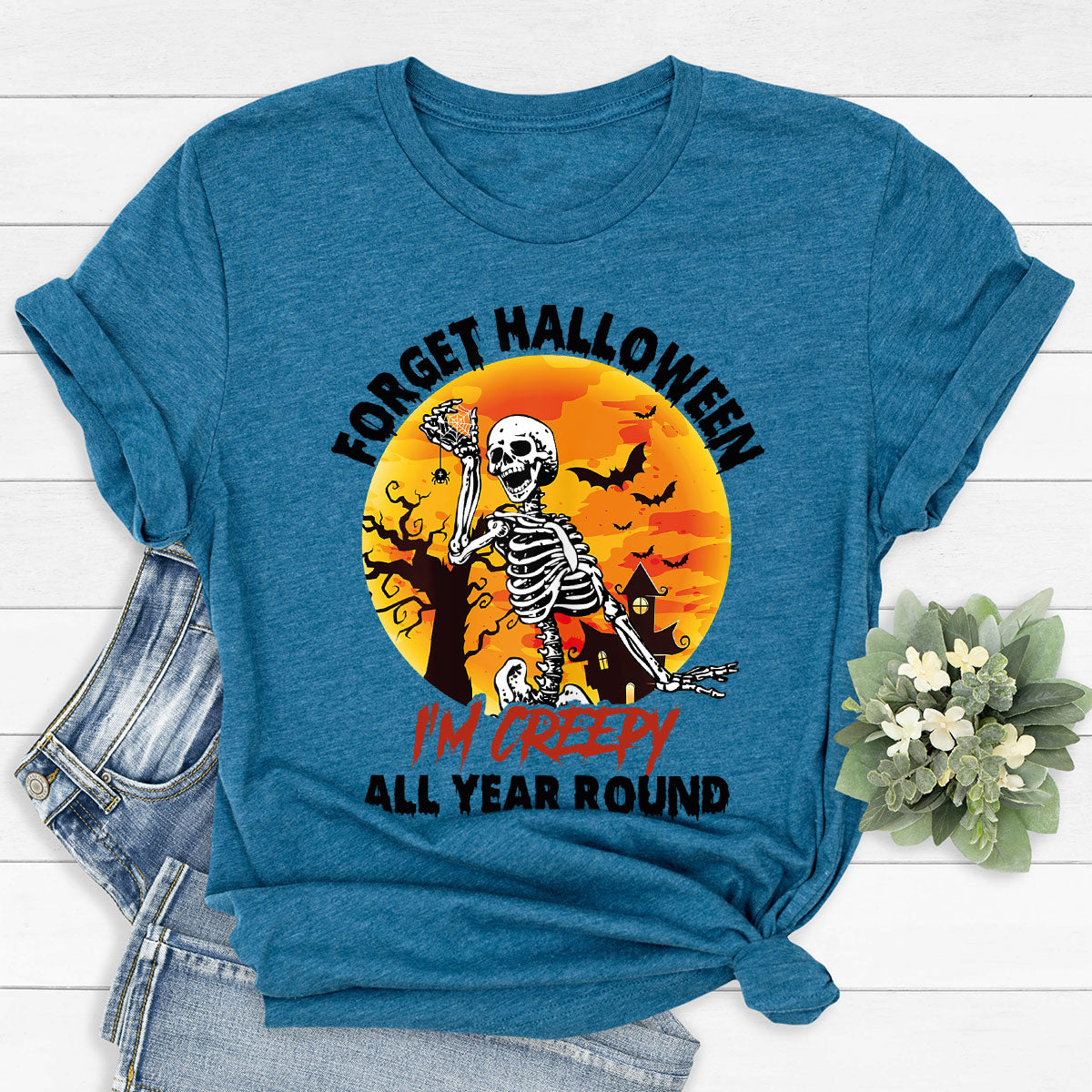 Halloween Creepy T-Shirt, Design, Tee product image 32