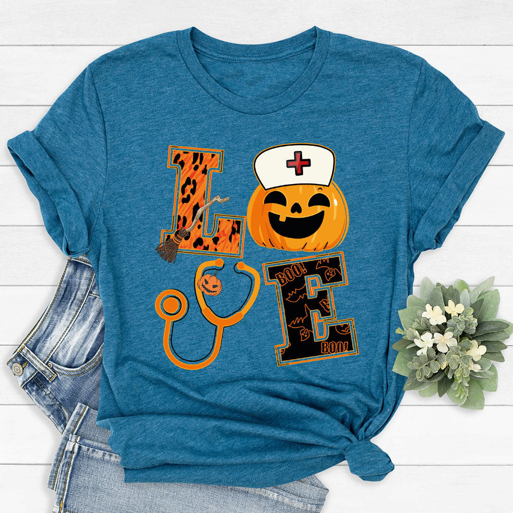 Halloween 2023 Shirt, Nurse TShirt, Pumpkin T Spooky Kids product image 29