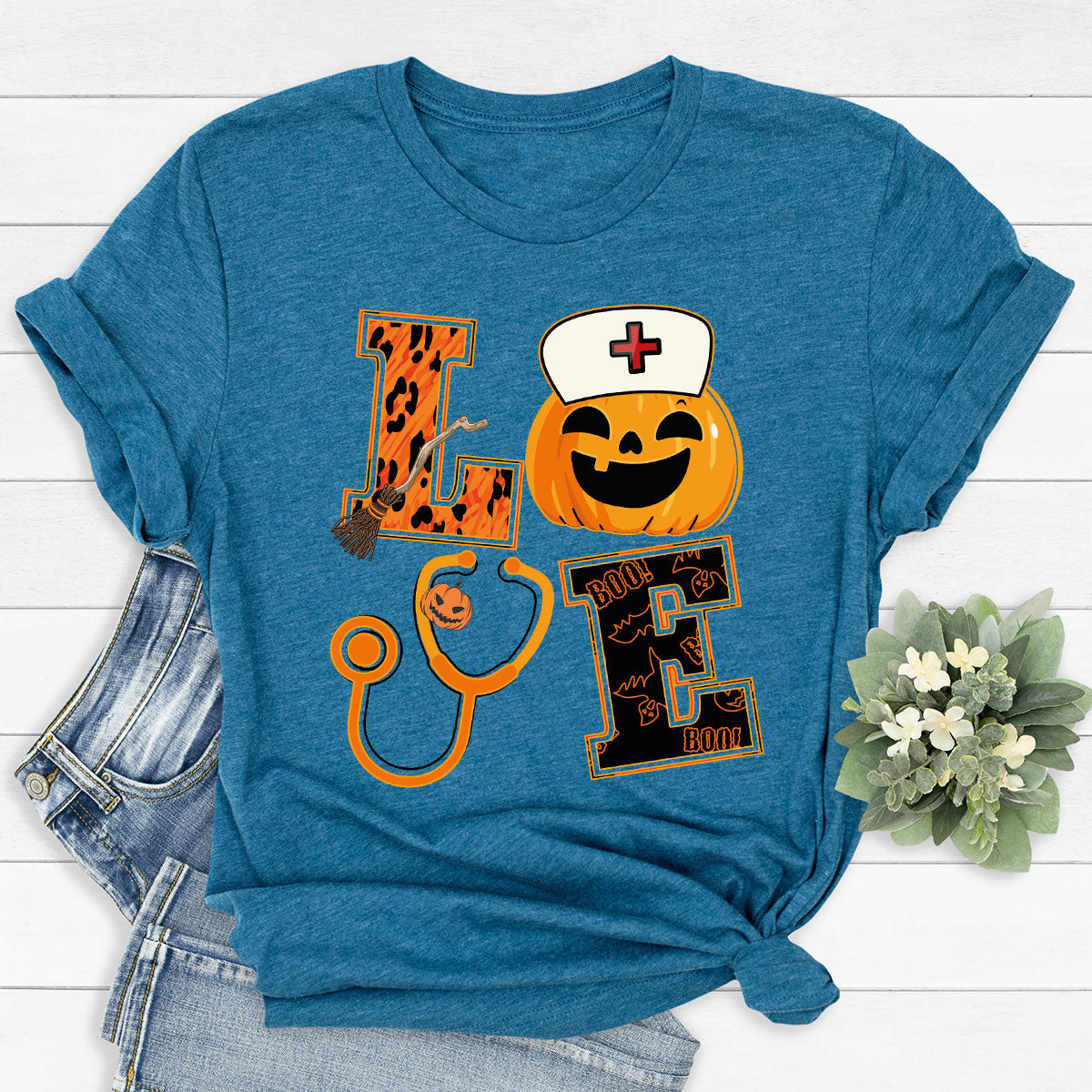 Halloween 2023 Shirt, Nurse TShirt, Pumpkin T Spooky Kids product image 29