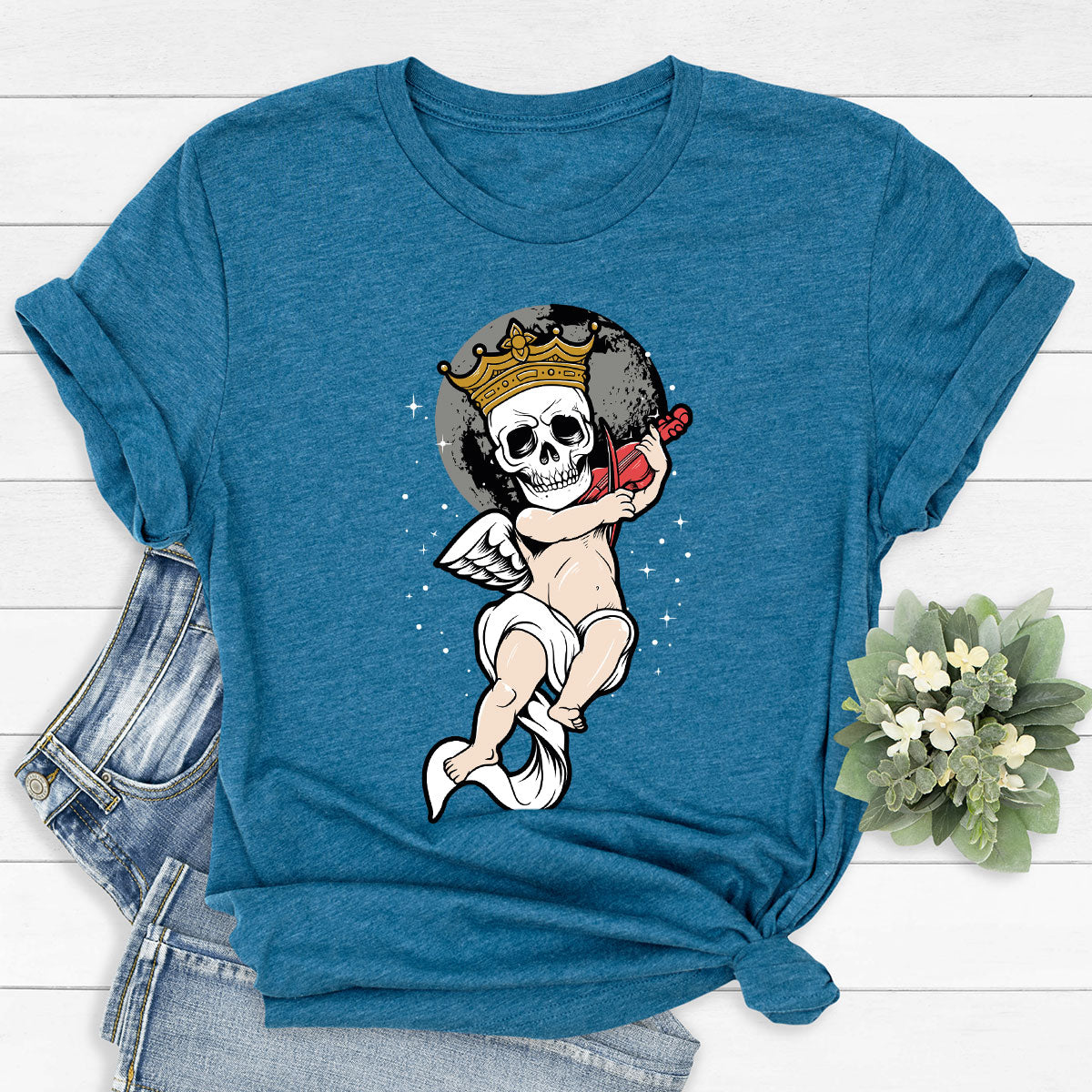 Funny Skeleton Halloween T-Shirt, Baby Tee, Best Gift product image 34