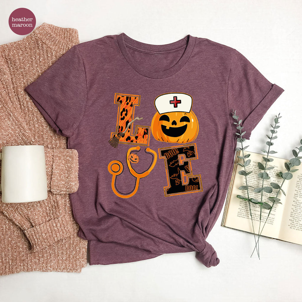 Halloween 2023 Shirt, Nurse TShirt, Pumpkin T Spooky Kids product image 30