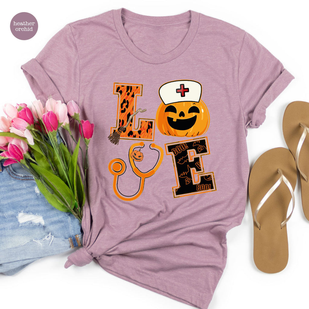 Halloween 2023 Shirt, Nurse TShirt, Pumpkin T Spooky Kids product image 32