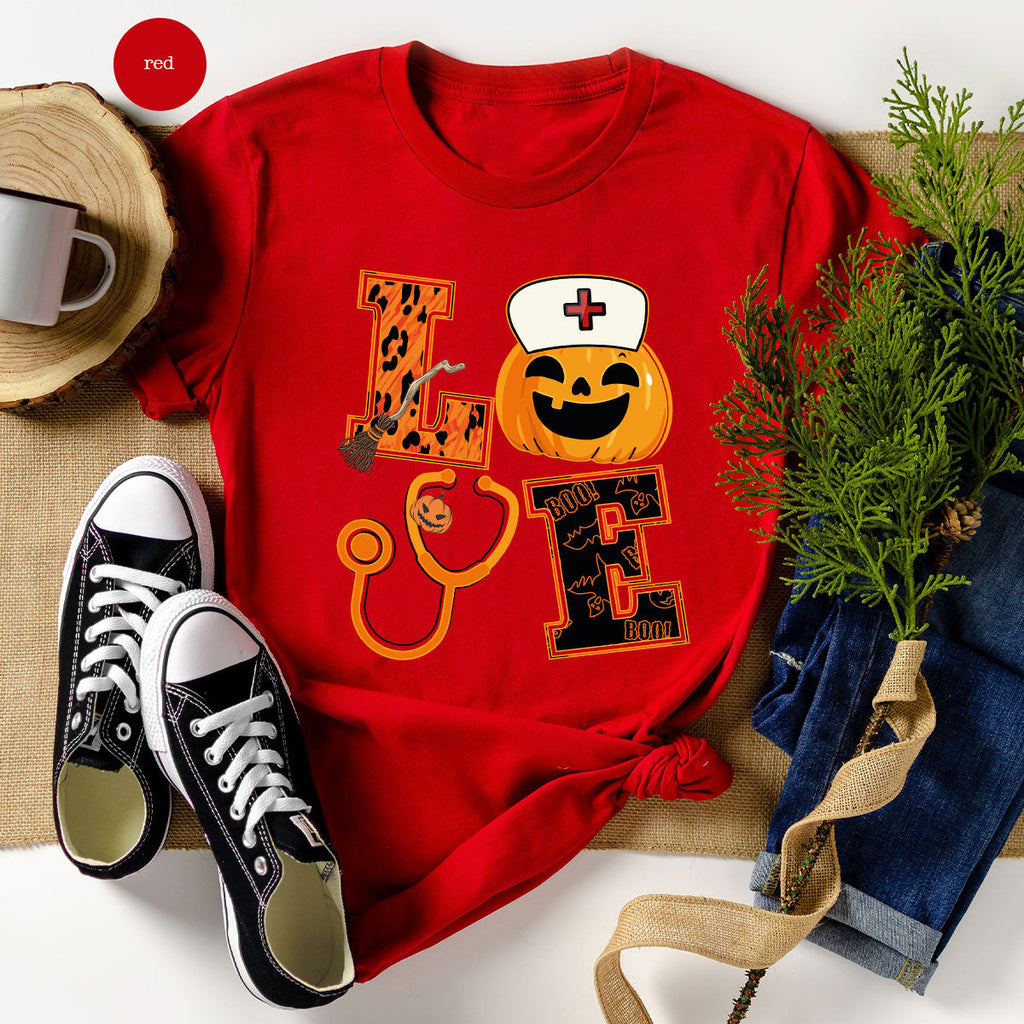Halloween 2023 Shirt, Nurse TShirt, Pumpkin T Spooky Kids product image 34
