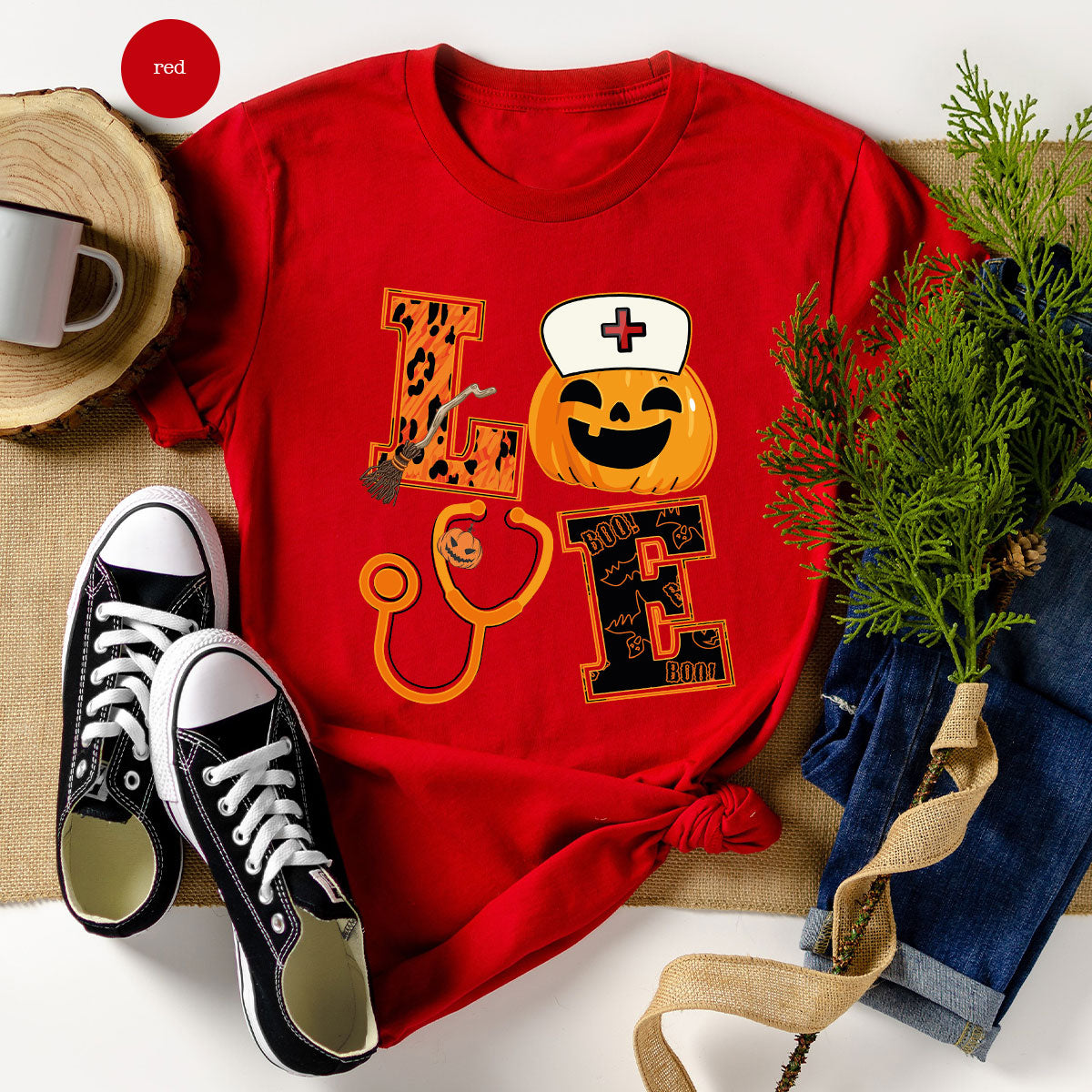 Halloween 2023 Shirt, Nurse TShirt, Pumpkin T Spooky Kids product image 34