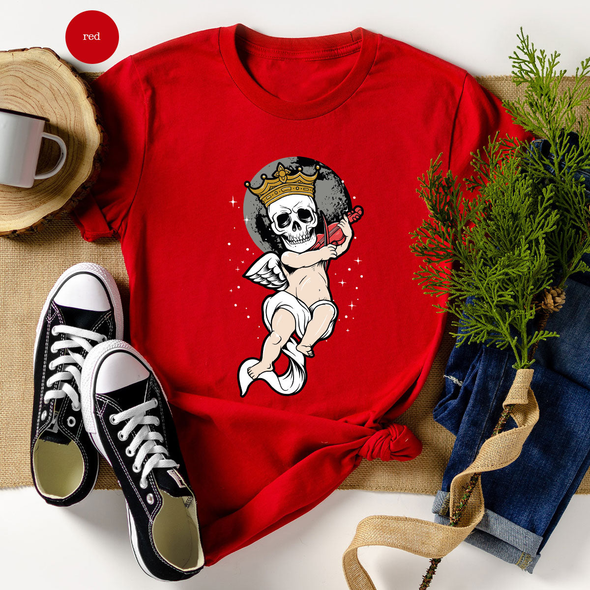 Funny Skeleton Halloween T-Shirt, Baby Tee, Best Gift product image 39