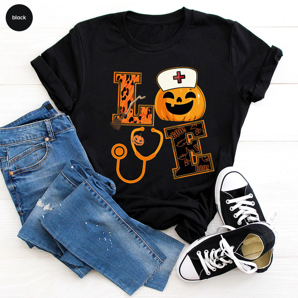 Halloween 2023 Shirt, Nurse TShirt, Pumpkin T Spooky Kids product image 25