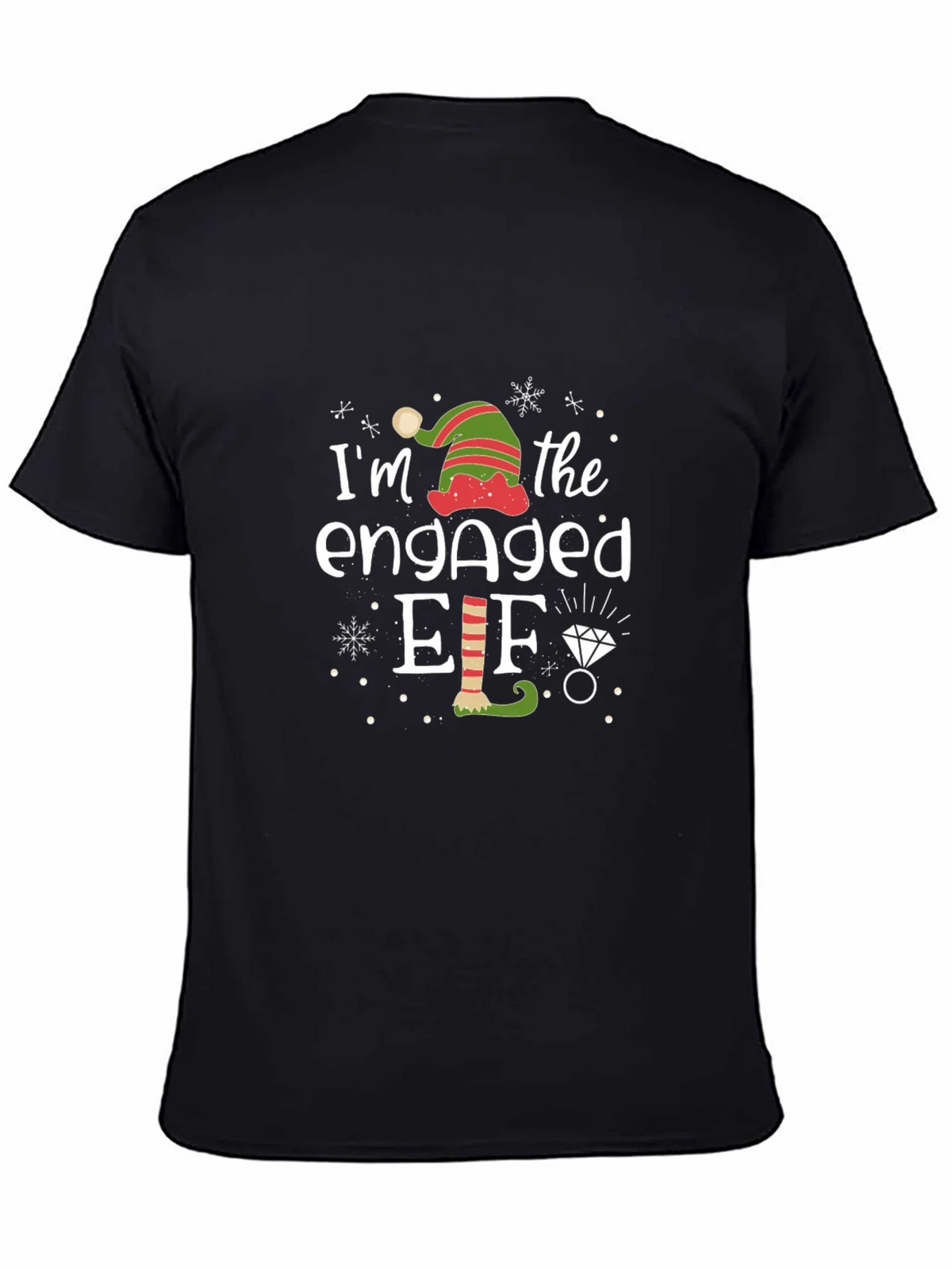 Engaged Elf Graphic Tee - Christmas Holiday Shirt product image 2