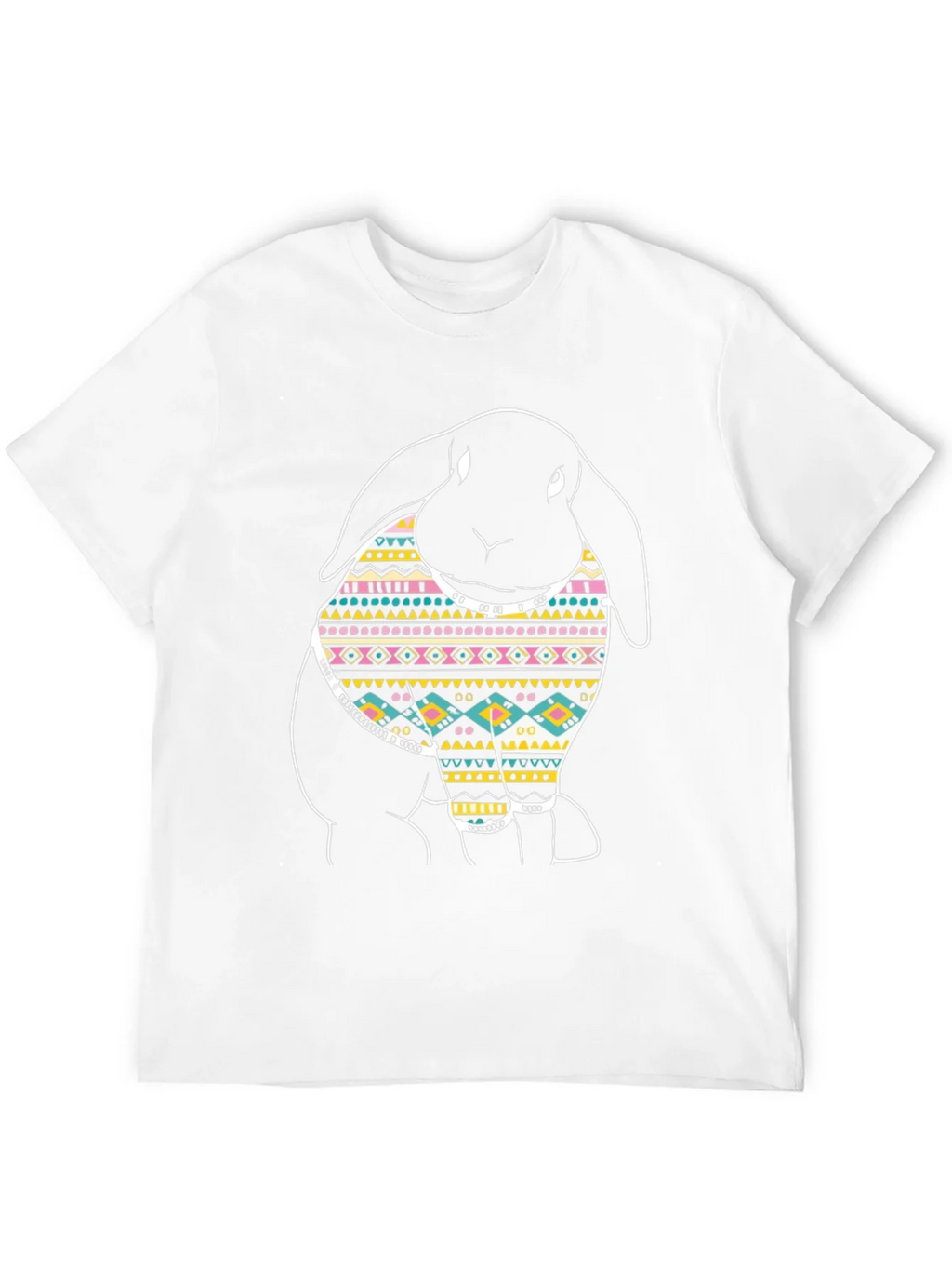 Rabbit Pattern Graphic T-Shirt product image 7