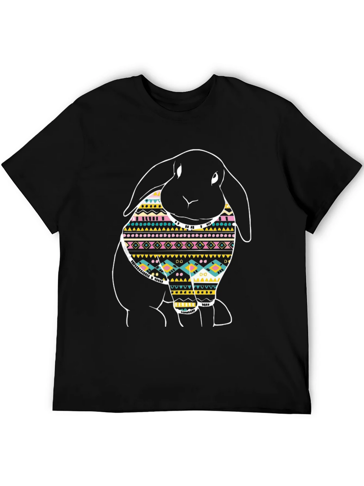 Rabbit Pattern Graphic T-Shirt product image 2