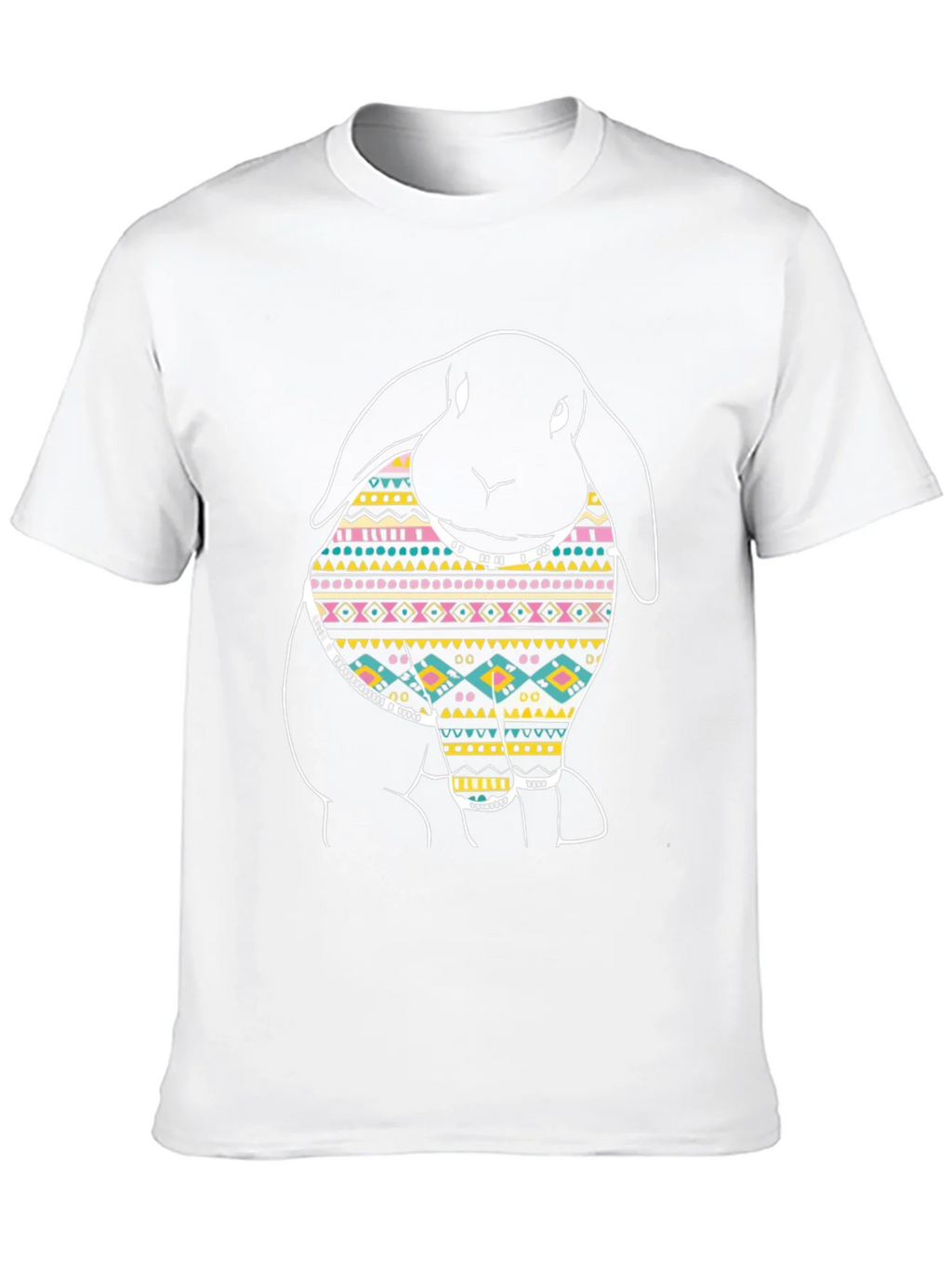 Rabbit Pattern Graphic T-Shirt product image 5