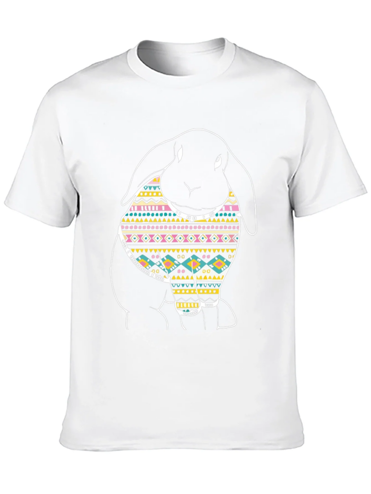 Rabbit Pattern Graphic T-Shirt product image 5