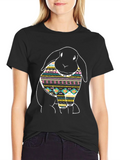 Rabbit Pattern Graphic T-Shirt product image 1