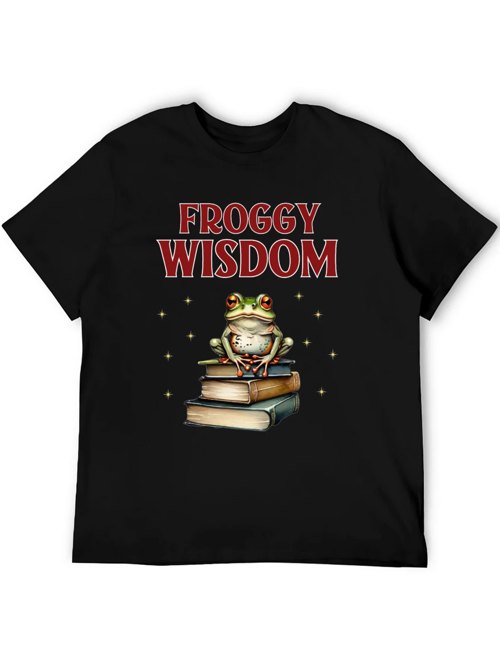 Froggy Wisdom T-Shirt - Book Lover Tee product image 5