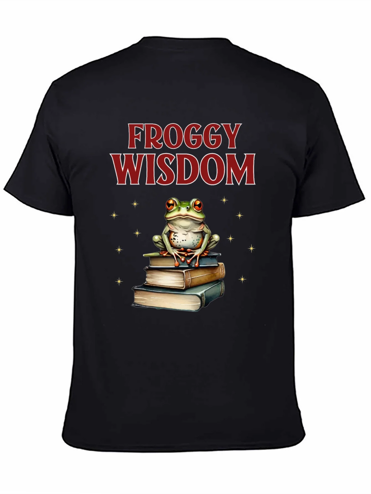 Froggy Wisdom T-Shirt - Book Lover Tee product image 4