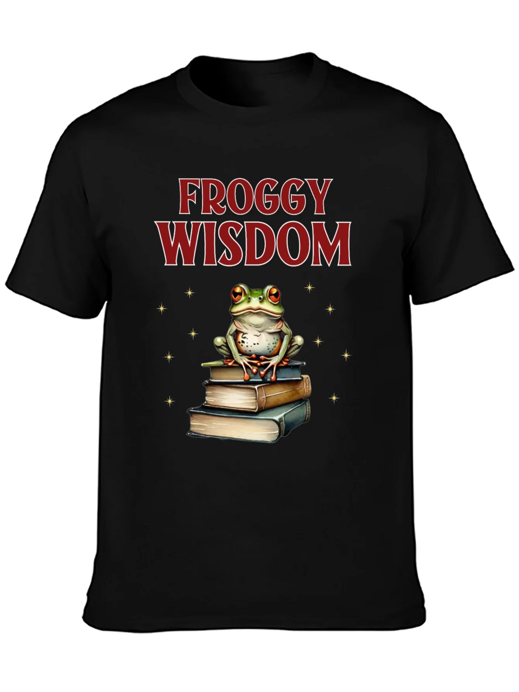 Froggy Wisdom T-Shirt - Book Lover Tee product image 3