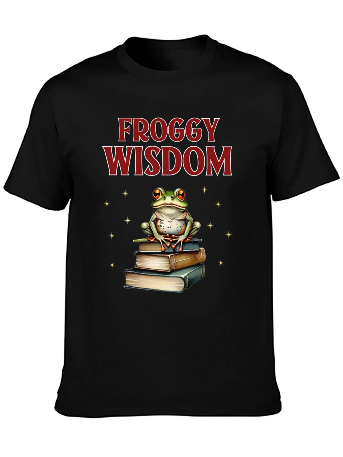 Froggy Wisdom T-Shirt - Book Lover Tee product image 3