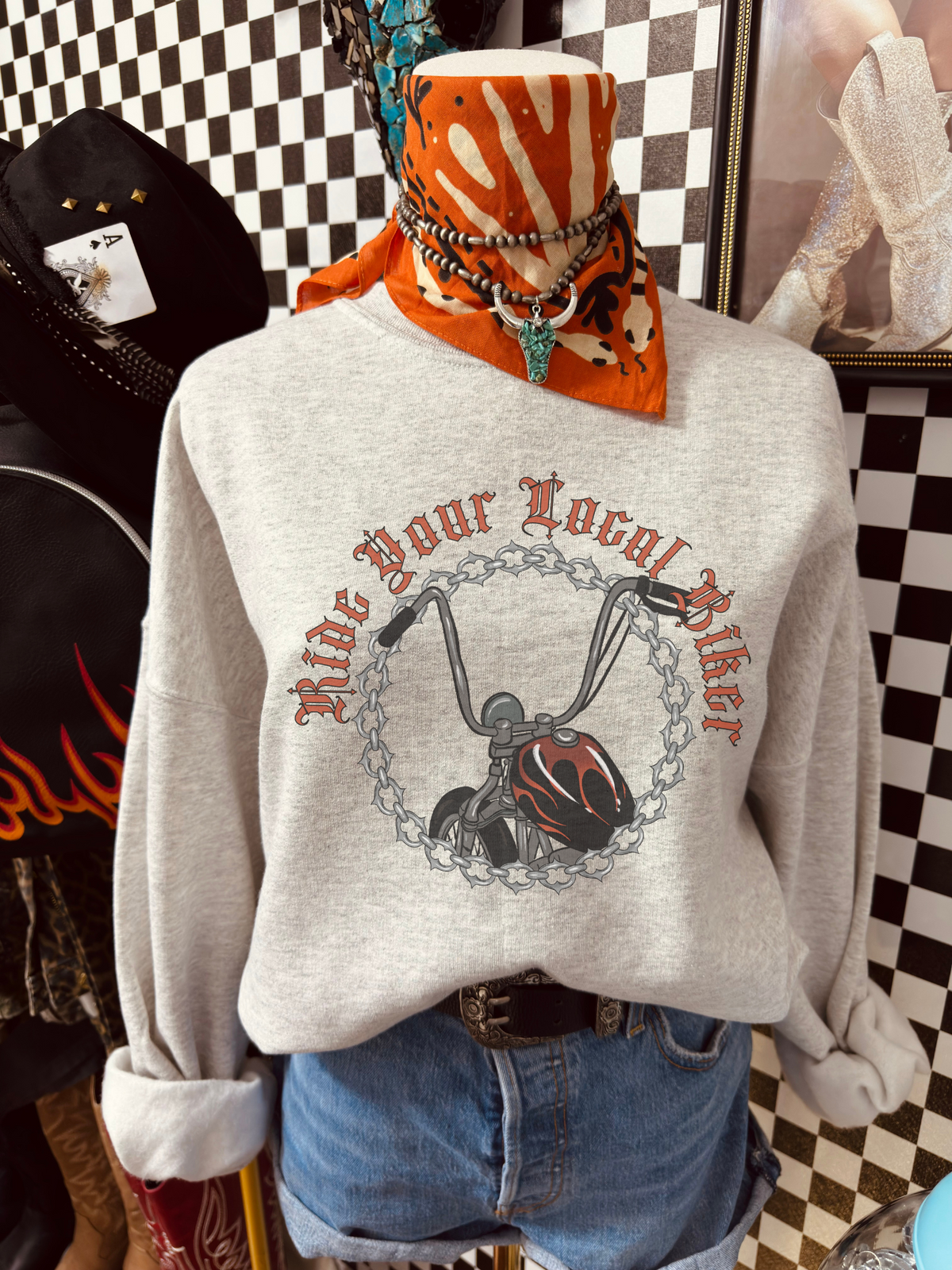 Ride your local biker sublimation crew