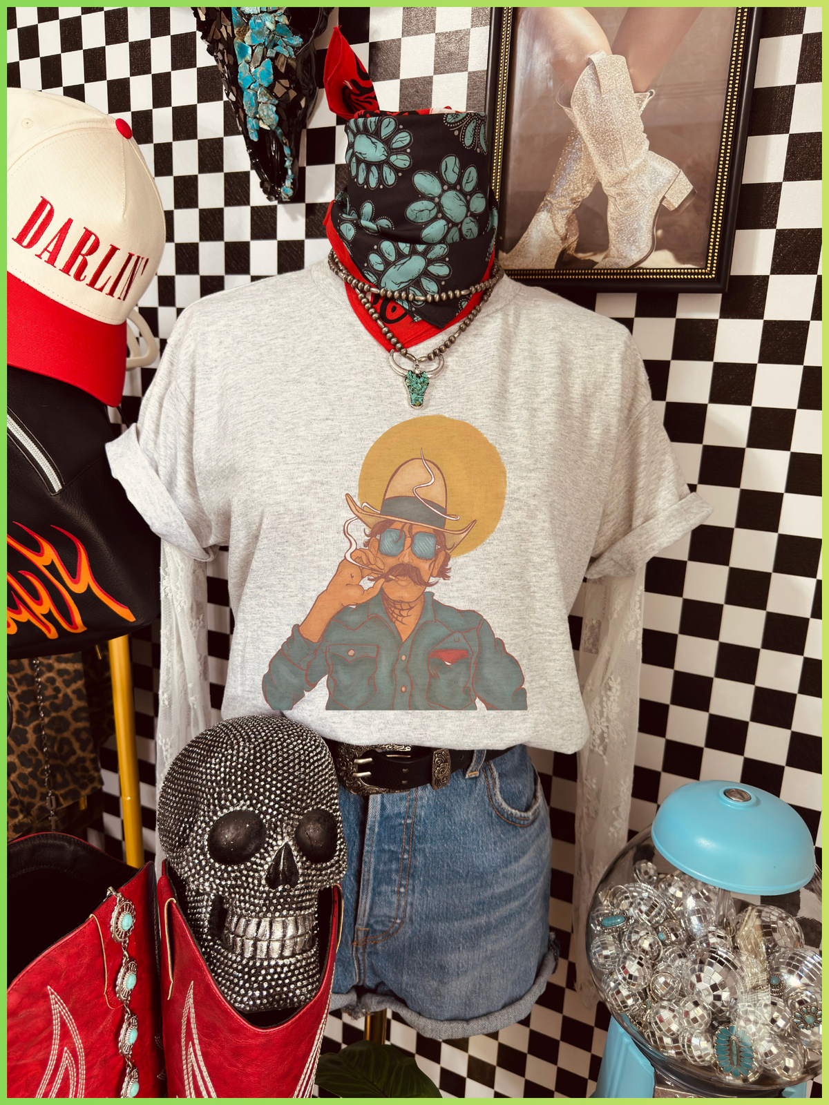 Warning Lable Tee product image 1