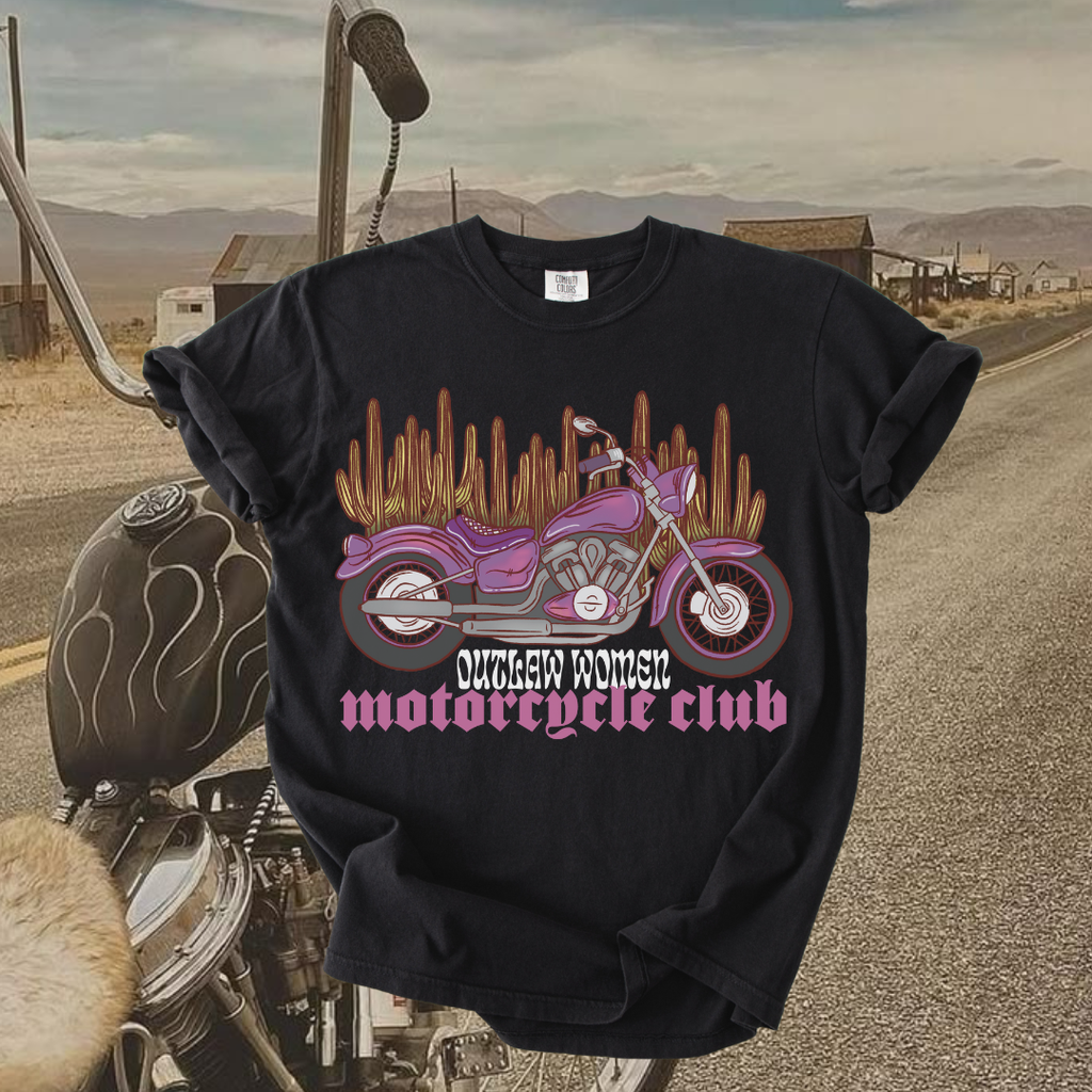 Outlaw Women Moto club tee product image 1