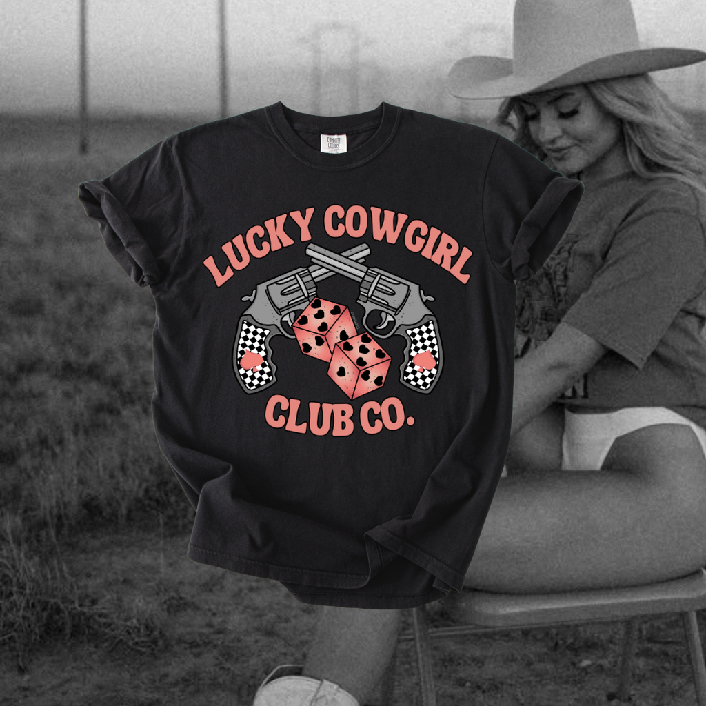 Lucky Cowgirl Club tee product image 1