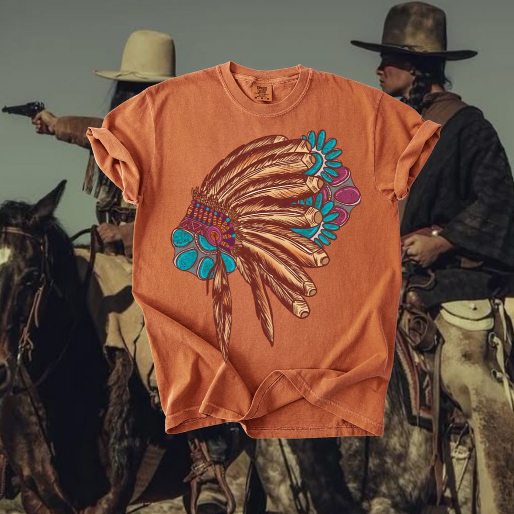 Indian Headdress tee product image 1