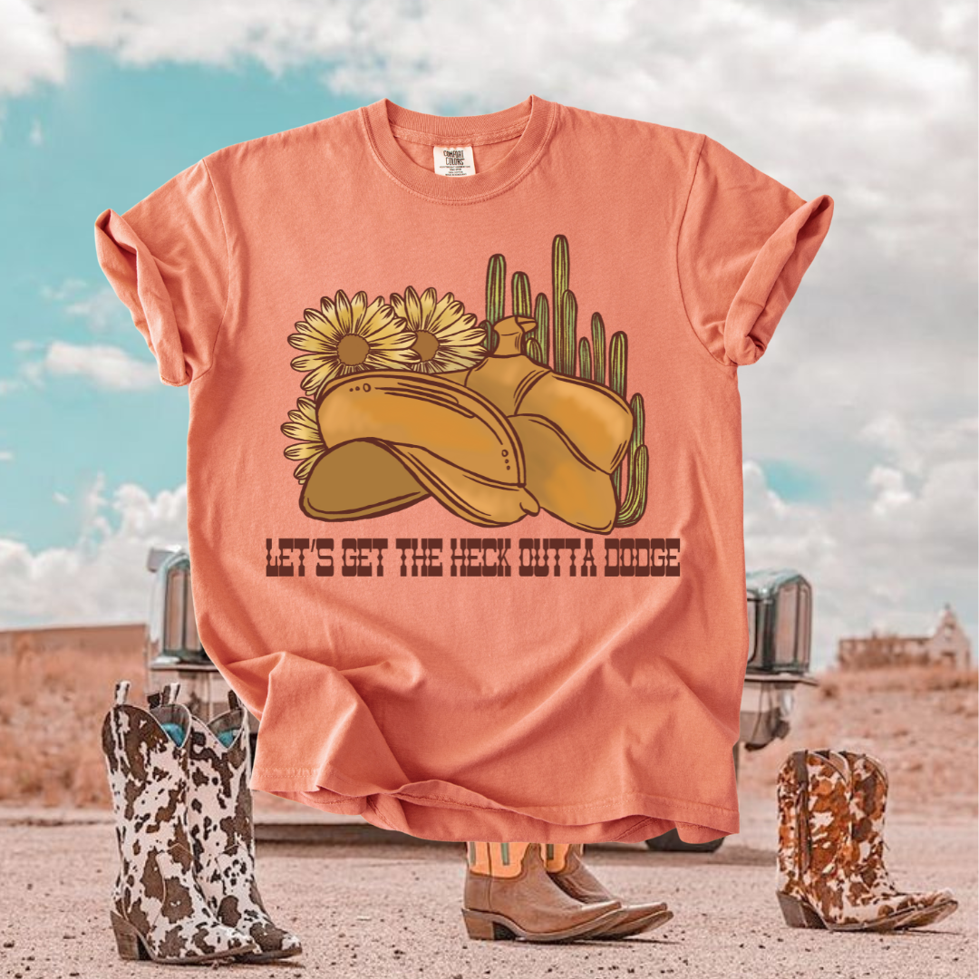 Get the Heck Outta Dodge tee product image 1
