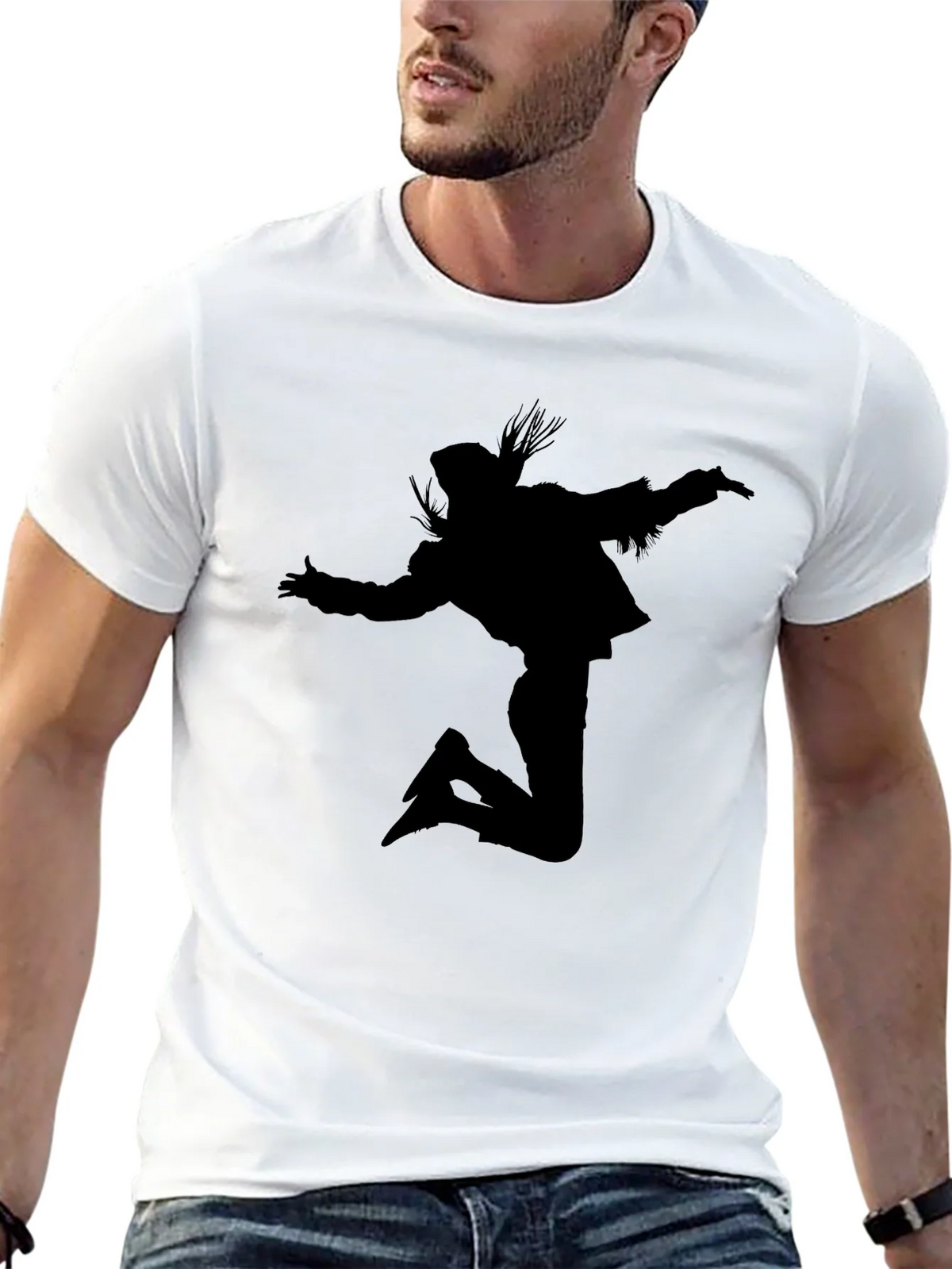 Silhouette Jump T-Shirt - Black product image 10