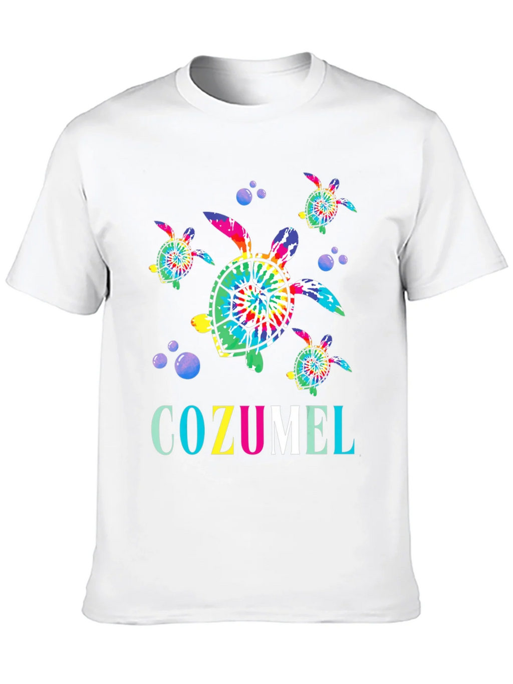 Cozumel Tie-Dye Turtle Graphic Tee product image 2