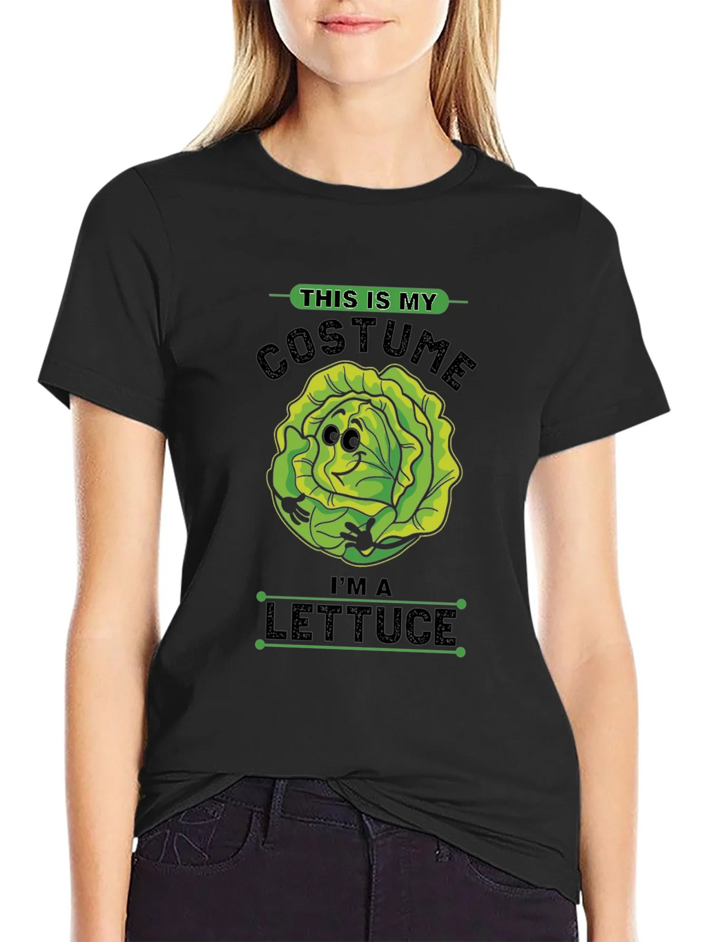 Lettuce Costume T-Shirt - Halloween Funny Tee product image 2