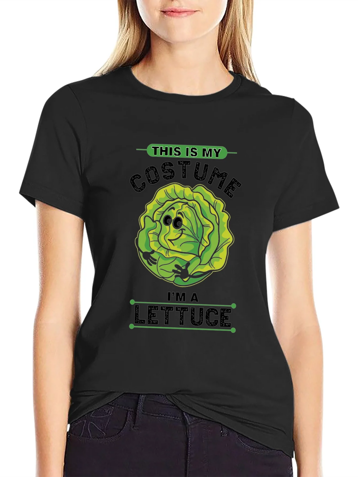 Lettuce Costume T-Shirt - Halloween Funny Tee product image 2