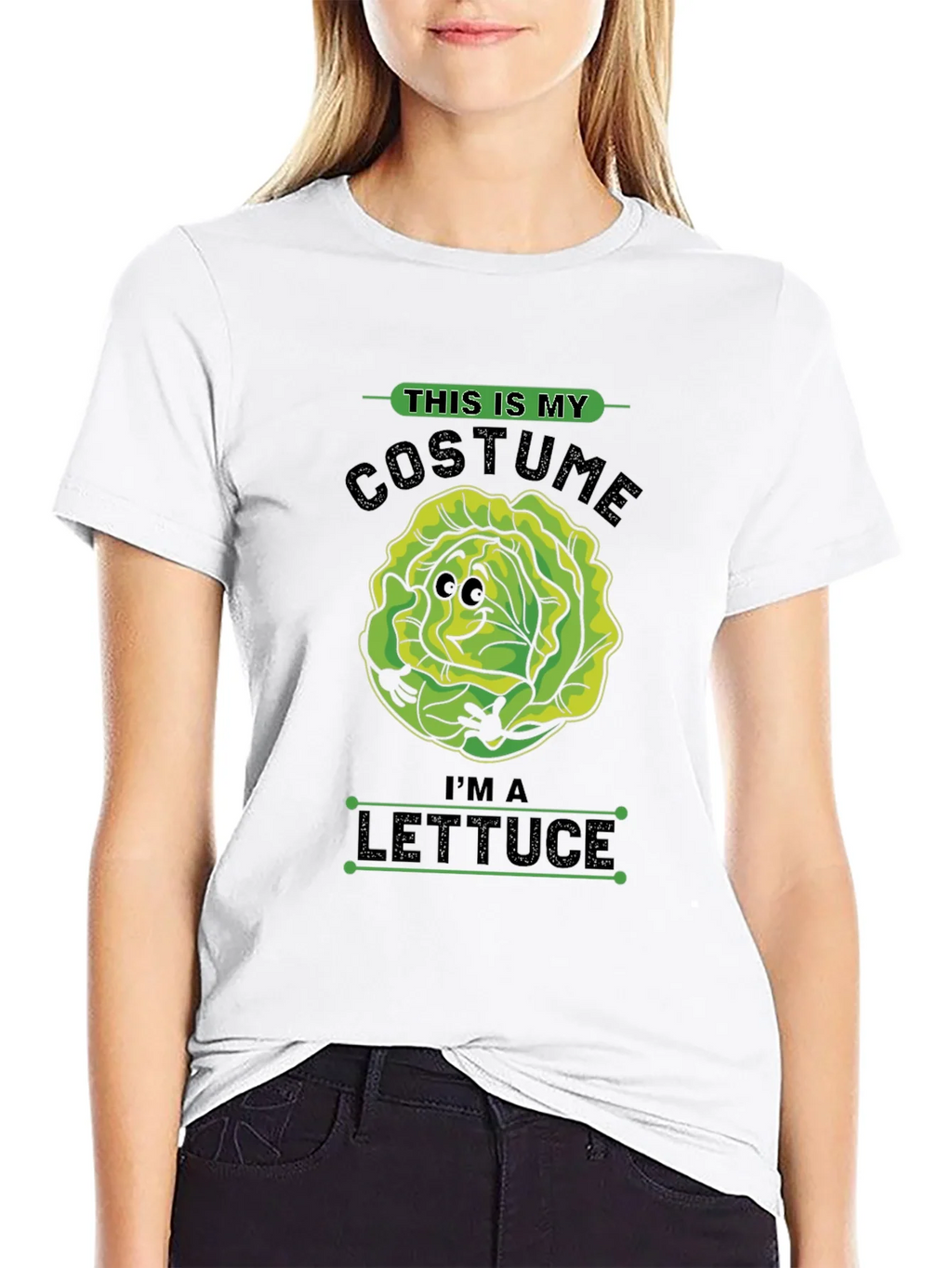 Lettuce Costume T-Shirt - Halloween Funny Tee product image 5